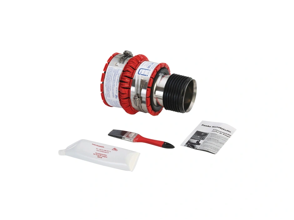 LE FIX-L zugfeste Rohrkupplung zur Verbindung, für Rohre aus Stahl, DN 40-600 LE FIX-L zugfeste Rohrkupplung zur Verbindung, für Rohre aus Stahl, DN 40-600